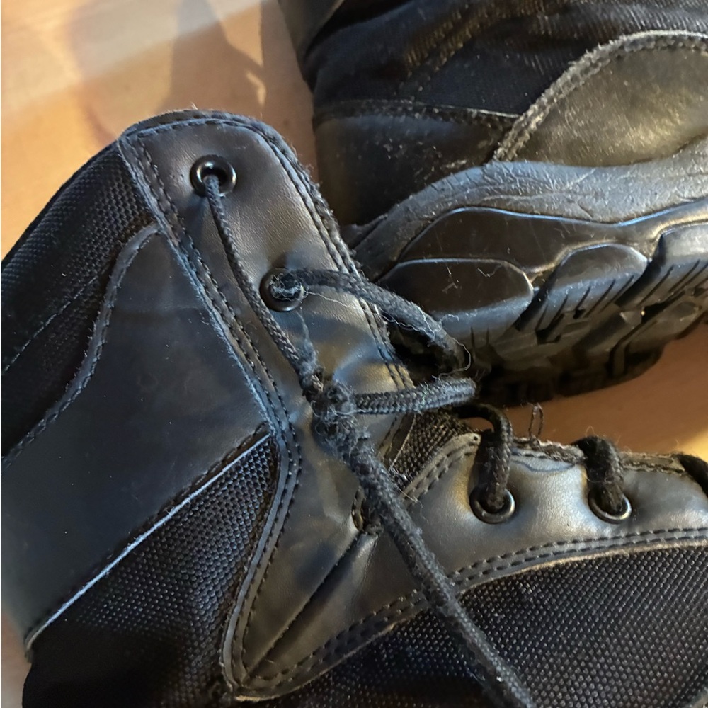 Interceptor Men's Black Leather work Boots size 10.5 m - Picture 5 of 9